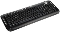Teclado C3Tech Multimidia PS/2 KB2202-1 BK Preto